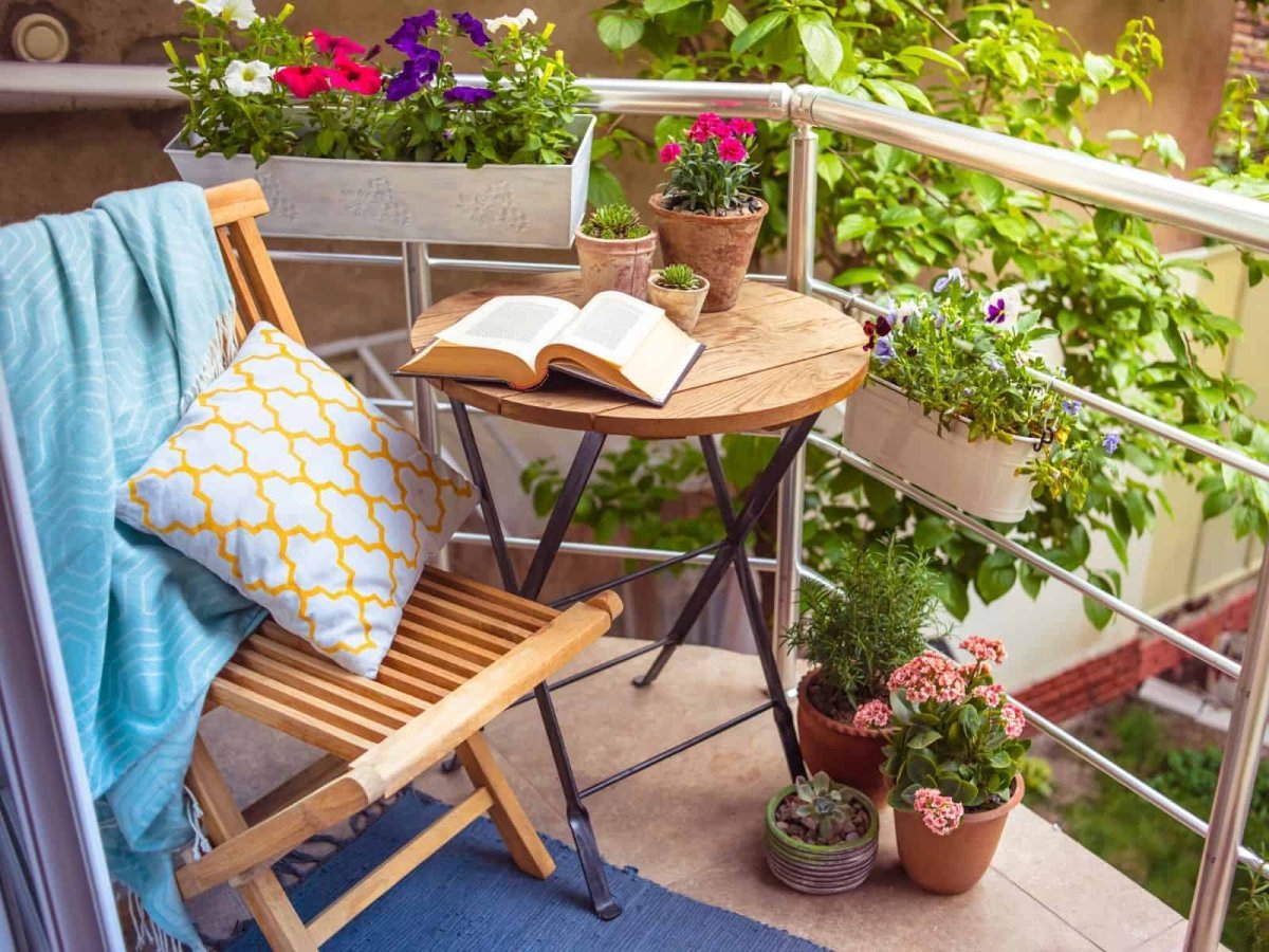 Лоджия в скандинавском стиле