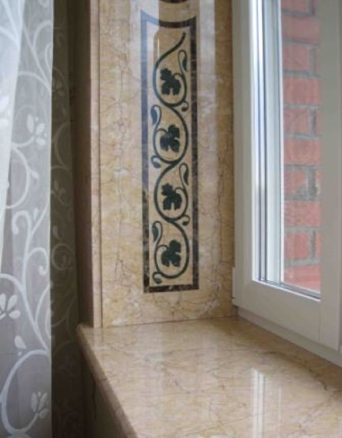 Подоконники из плитки керамогранита