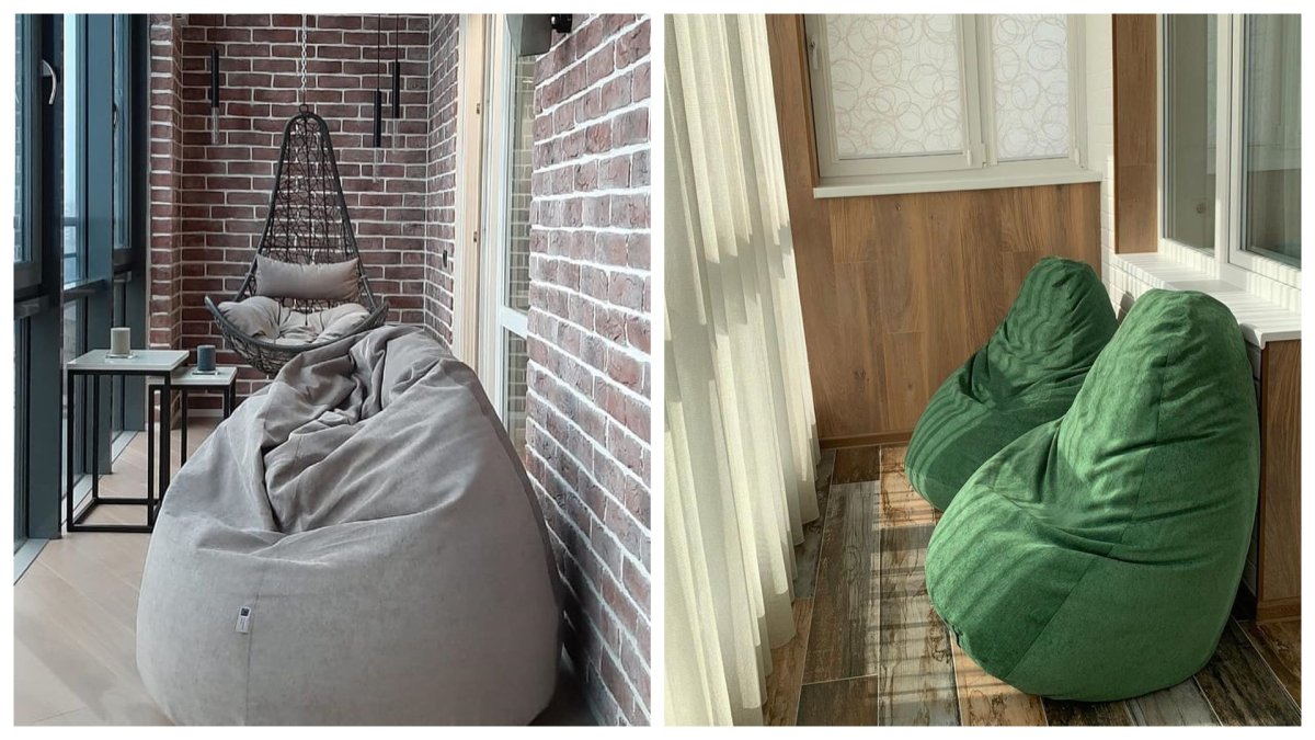 Диван на балкон с ящиком