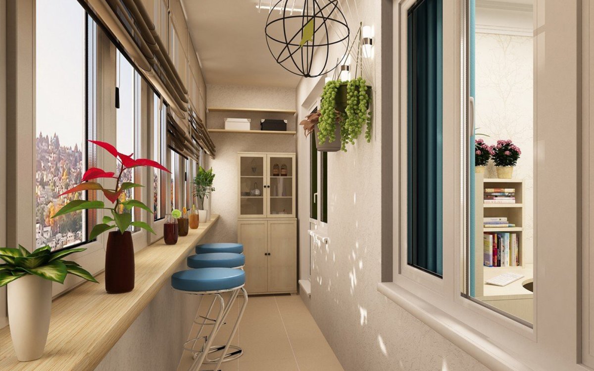 Полукруглый балкон