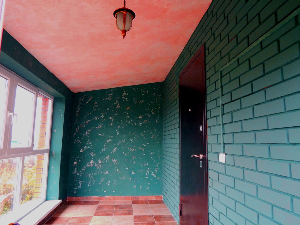 Персиковый балкон