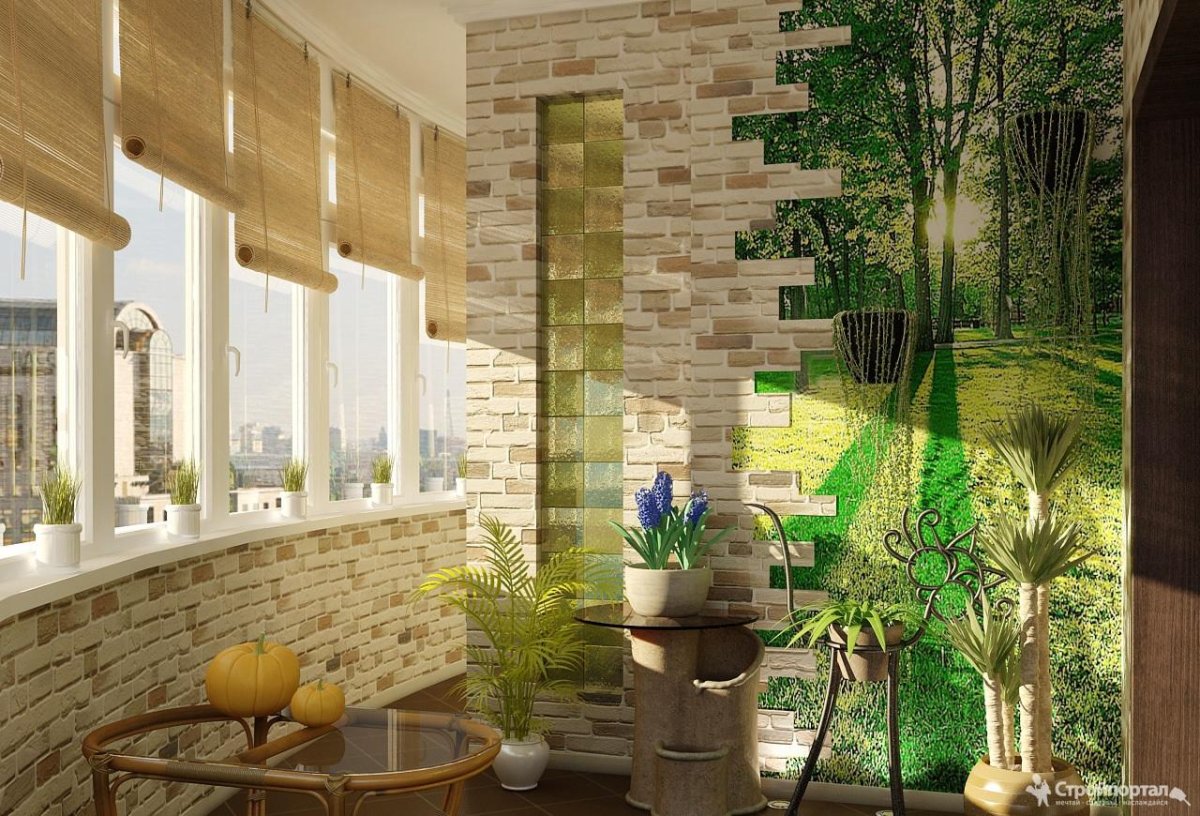 Белая вагонка на балконе