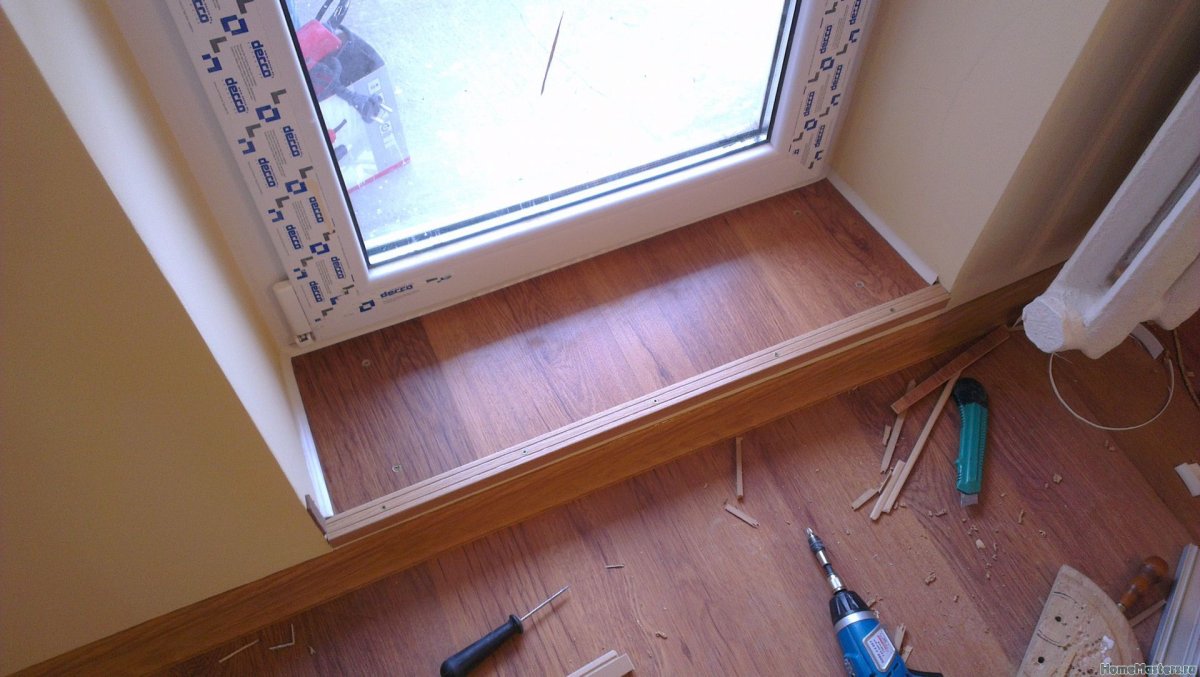 Плитка на порог балкона