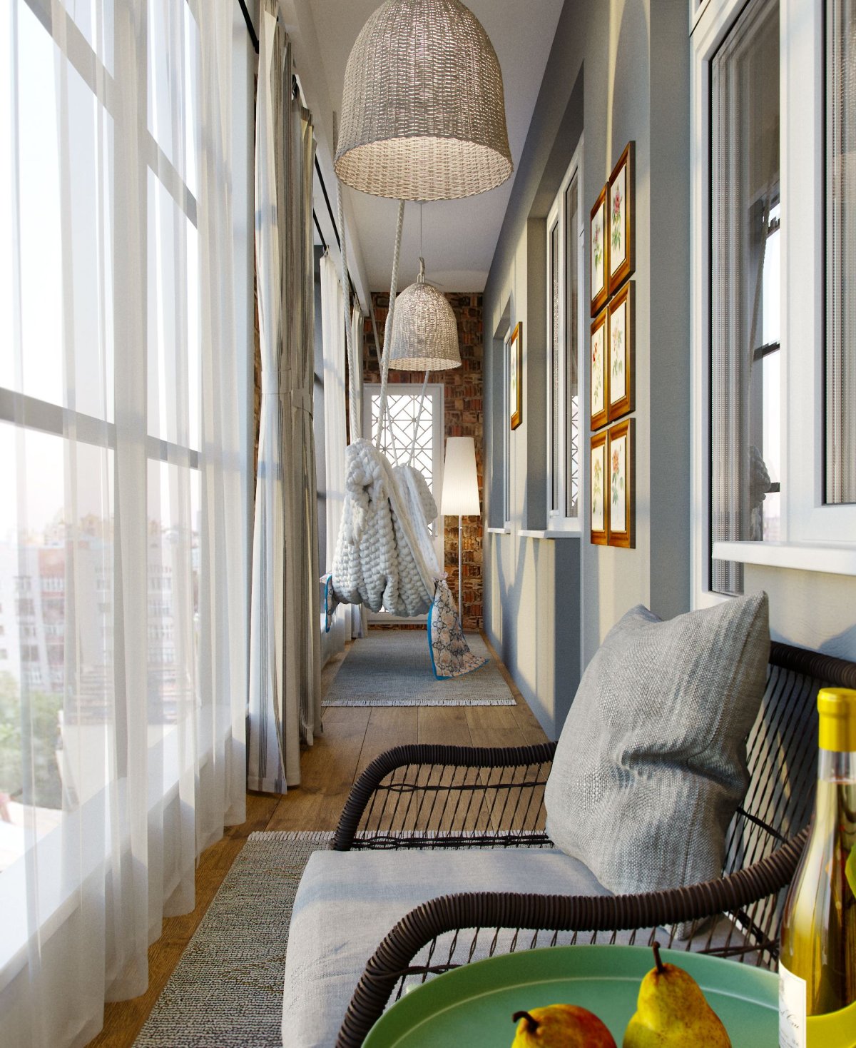 Шторы на панорамные окна