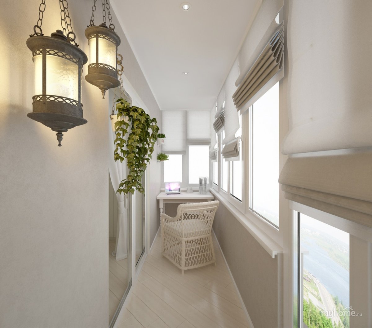 Штукатурка на балконе