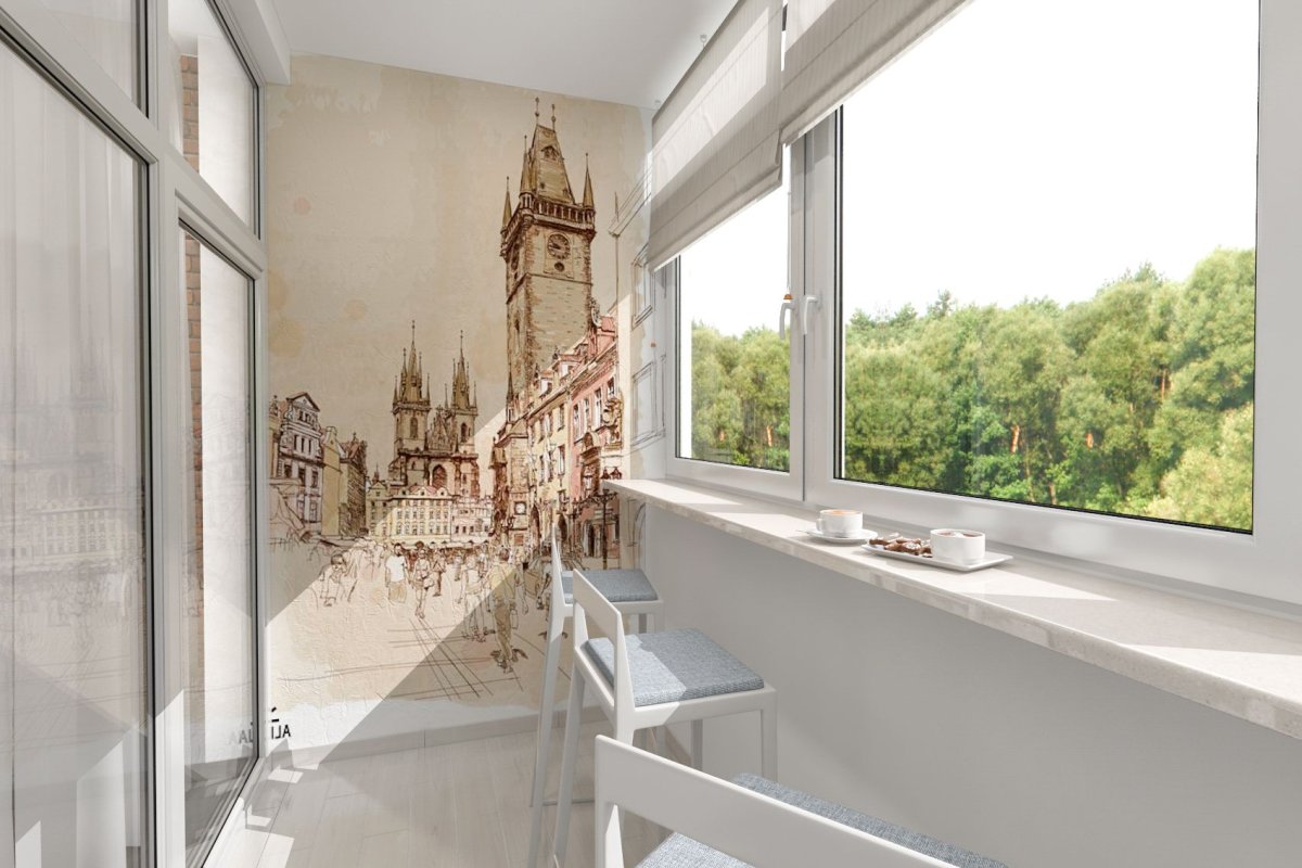 Красивая лоджия