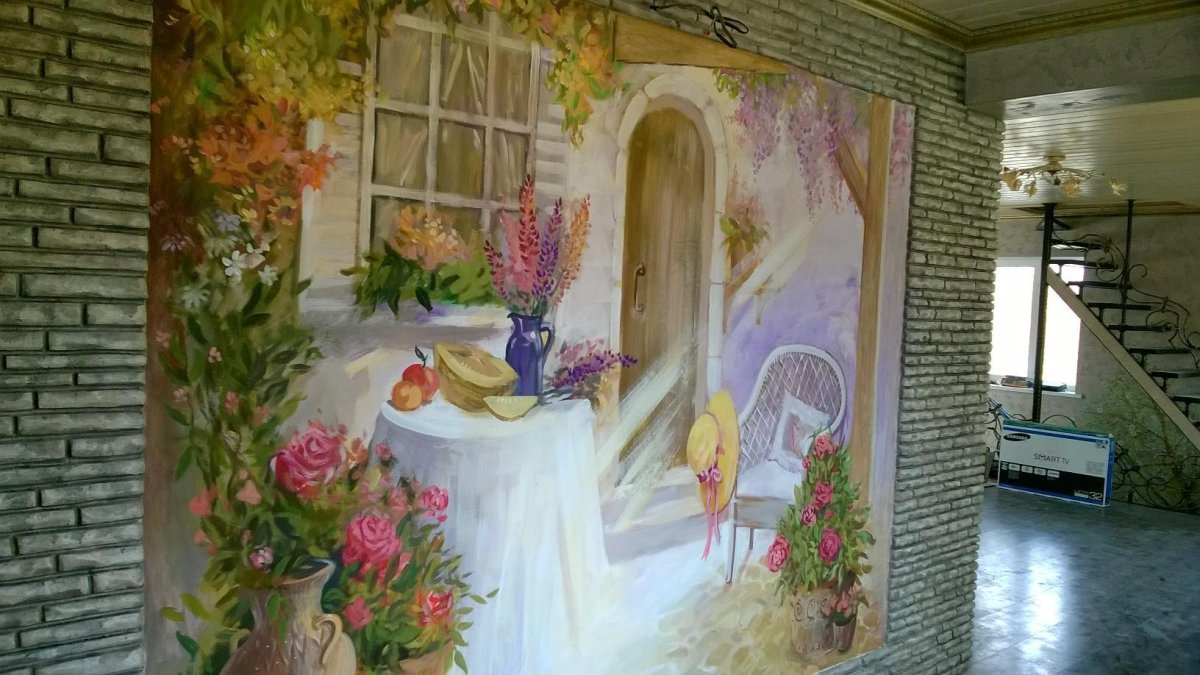 Роспись стен в квартире