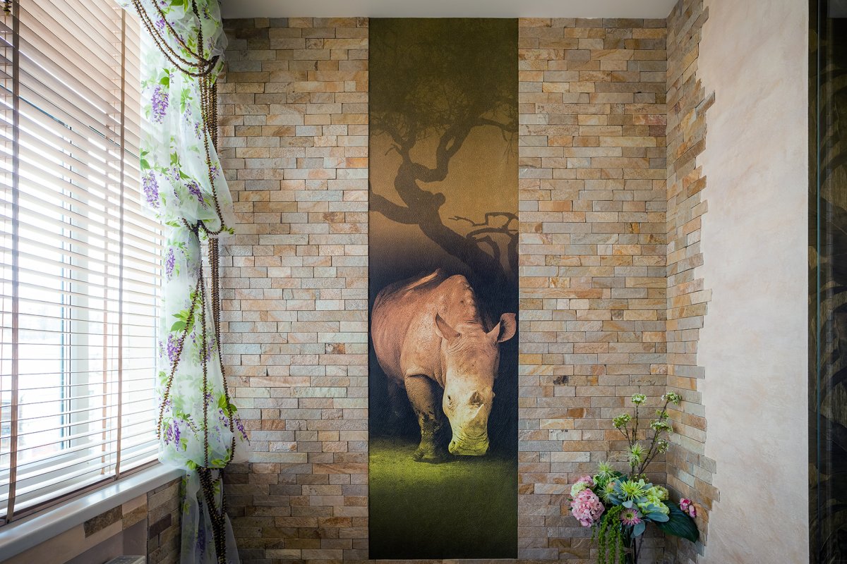 Роспись стен городской пейзаж