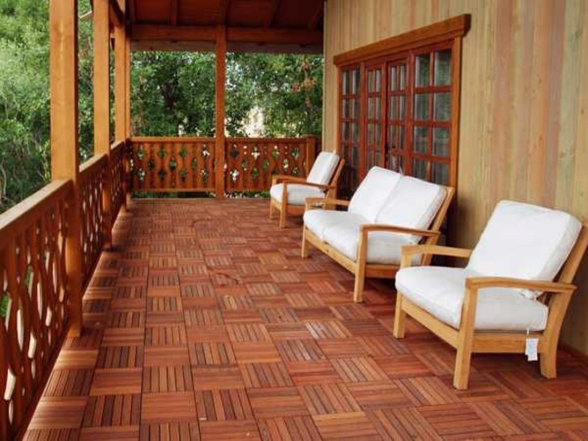 Отделка веранды