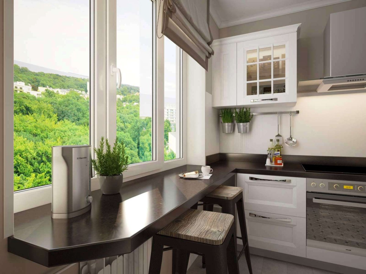 Серая лоджия