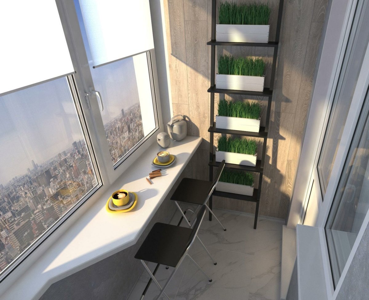 Столешница на балконе