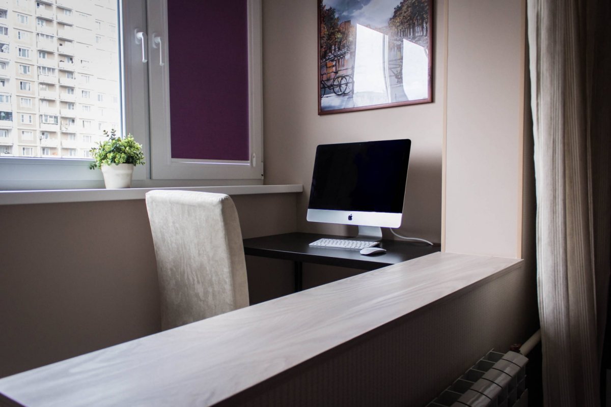 Отделка балкона