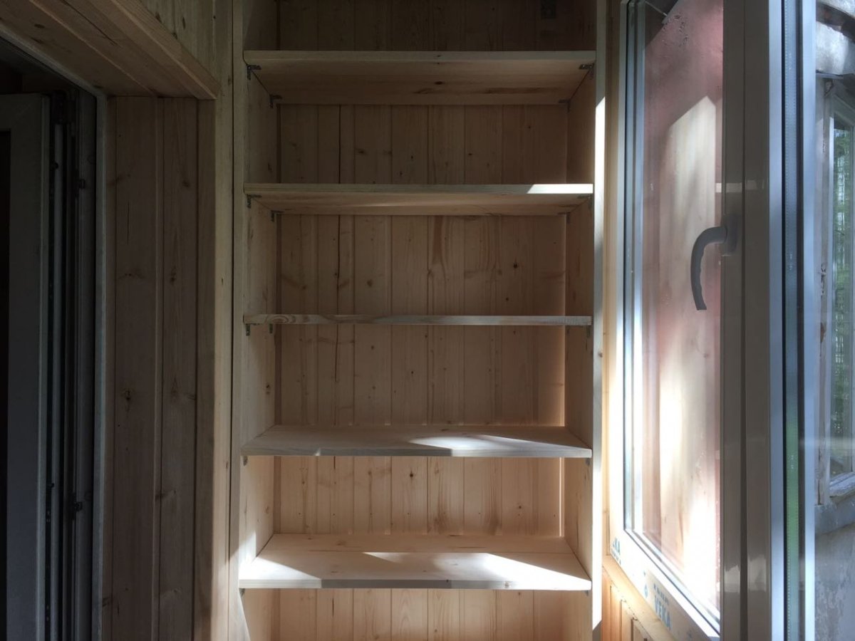 Стеллаж на балкон икеа