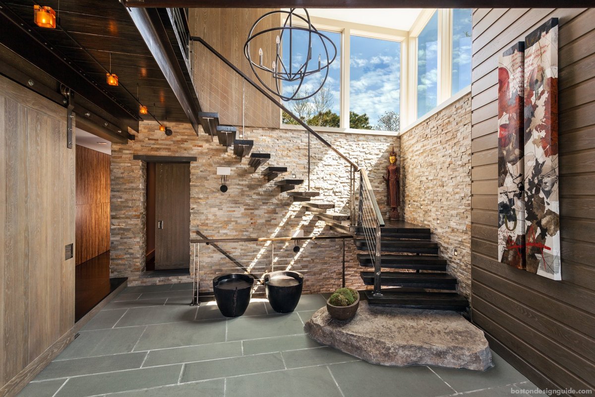 Канадский дом лестница