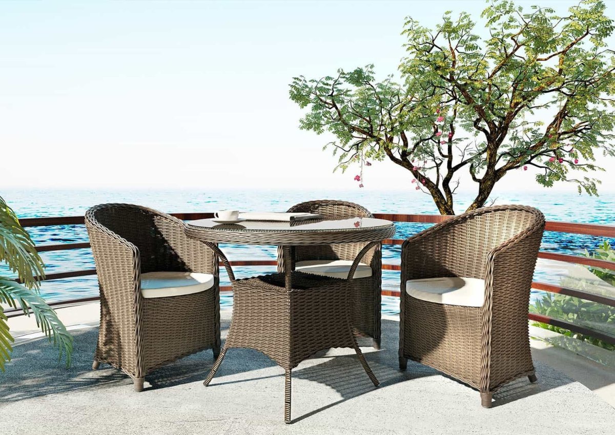 Комплект плетеной мебели AFM-330 Beige