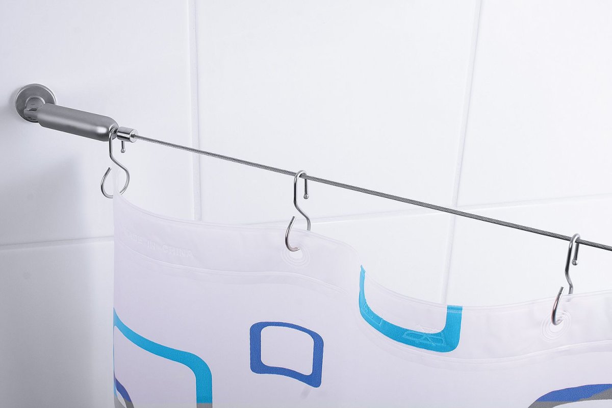 Карниз для ванны Ridder 51000 тросик хром