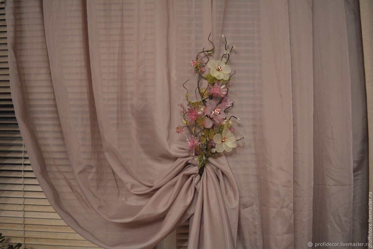 Подхваты для штор тканевые