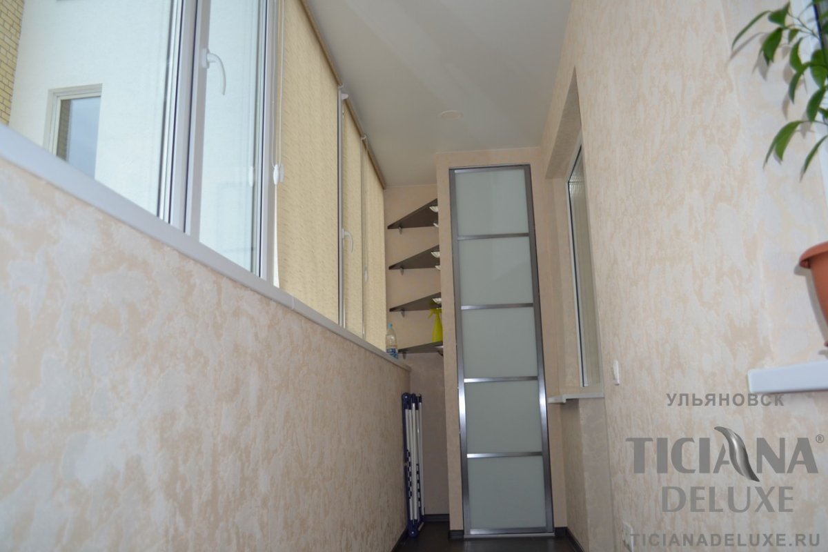 Отделка балкона керамогранитом