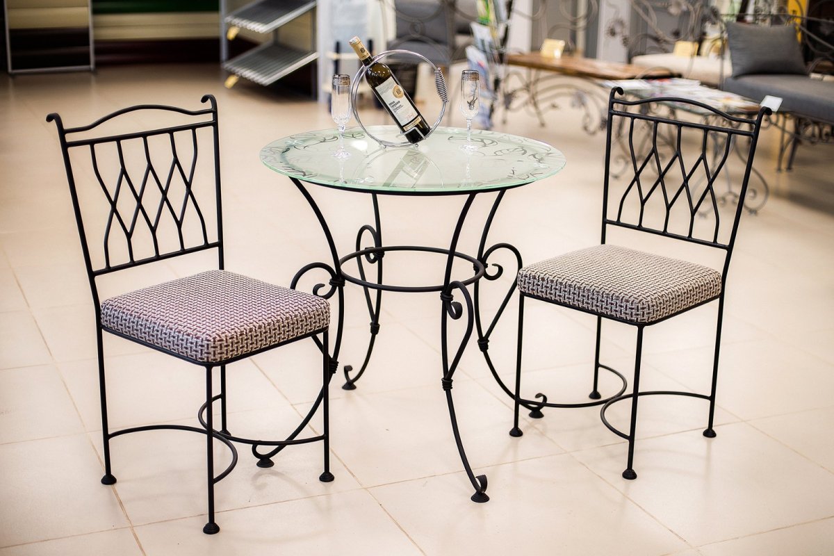 Стул кованый хофф