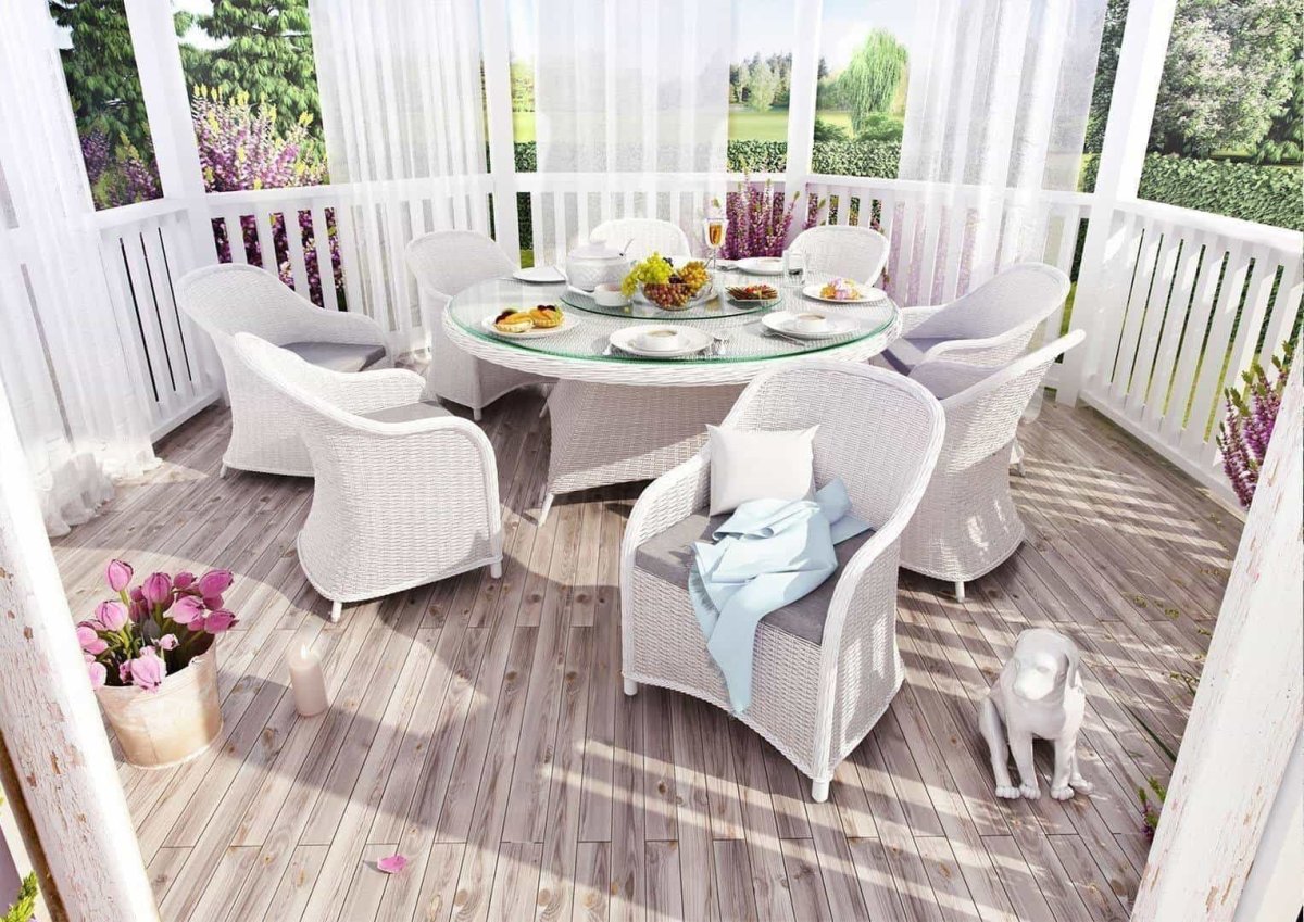 Стол из литого алюминия Седона