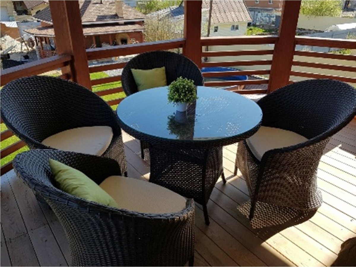Кресла и столик на балкон