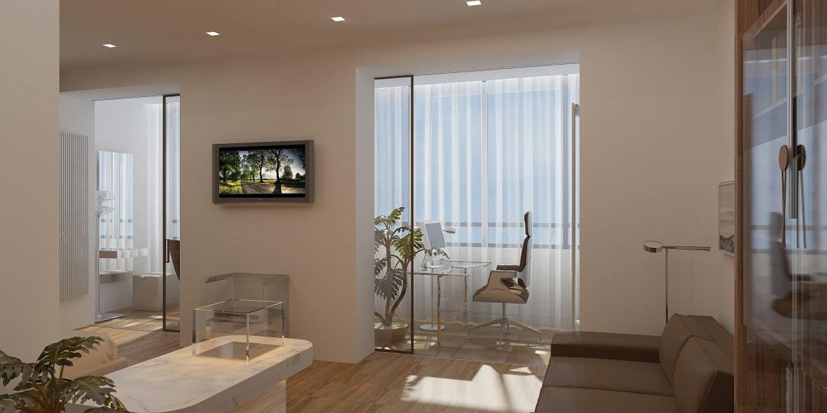 Подиум на балконе для хранения