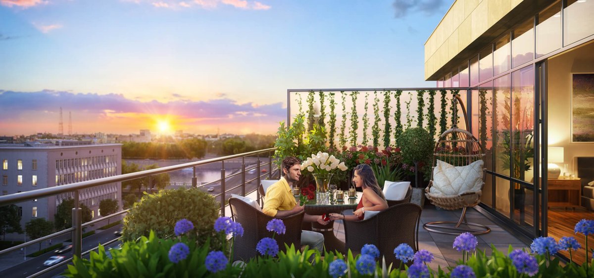 Шале пентхаус в швейцарских Альпах