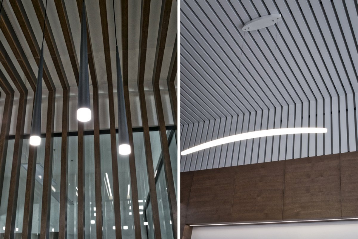 Реечный потолок на балкон