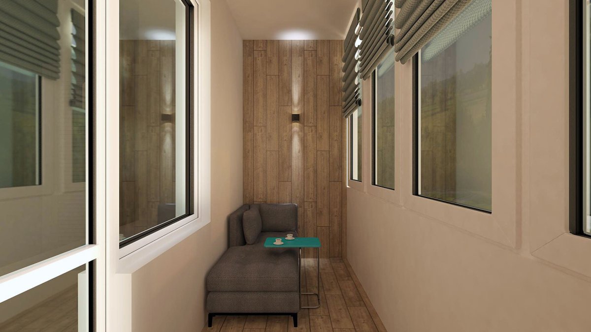 Керамическая плитка на лоджии