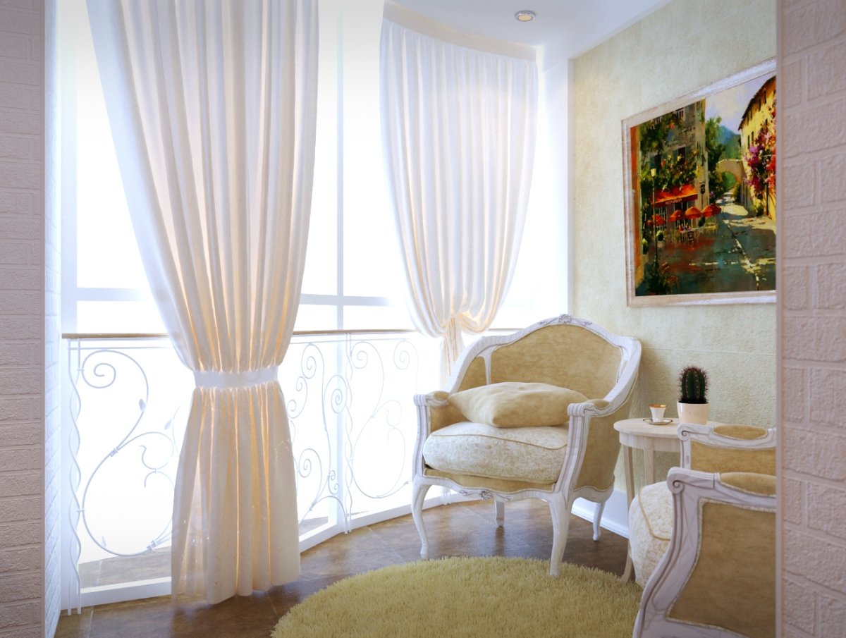 Шторы на на балкон 2021