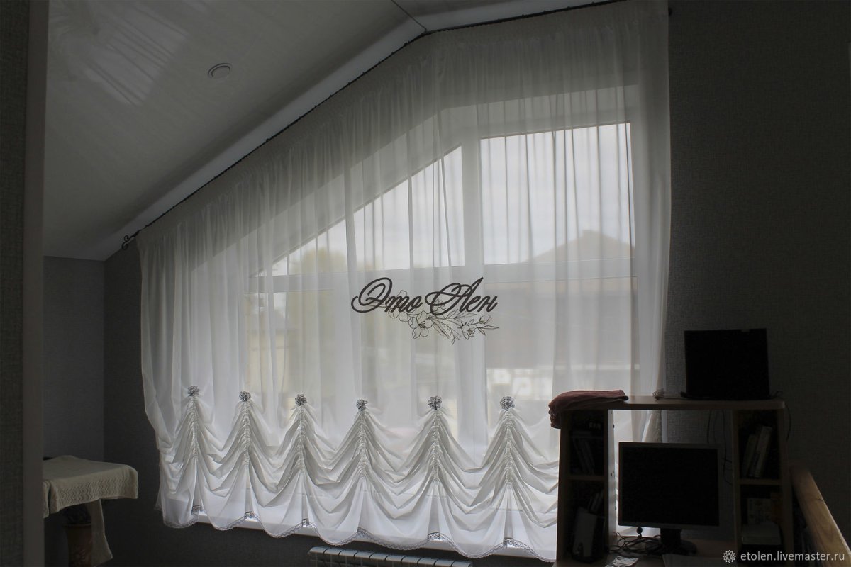 Шторы песочные часы