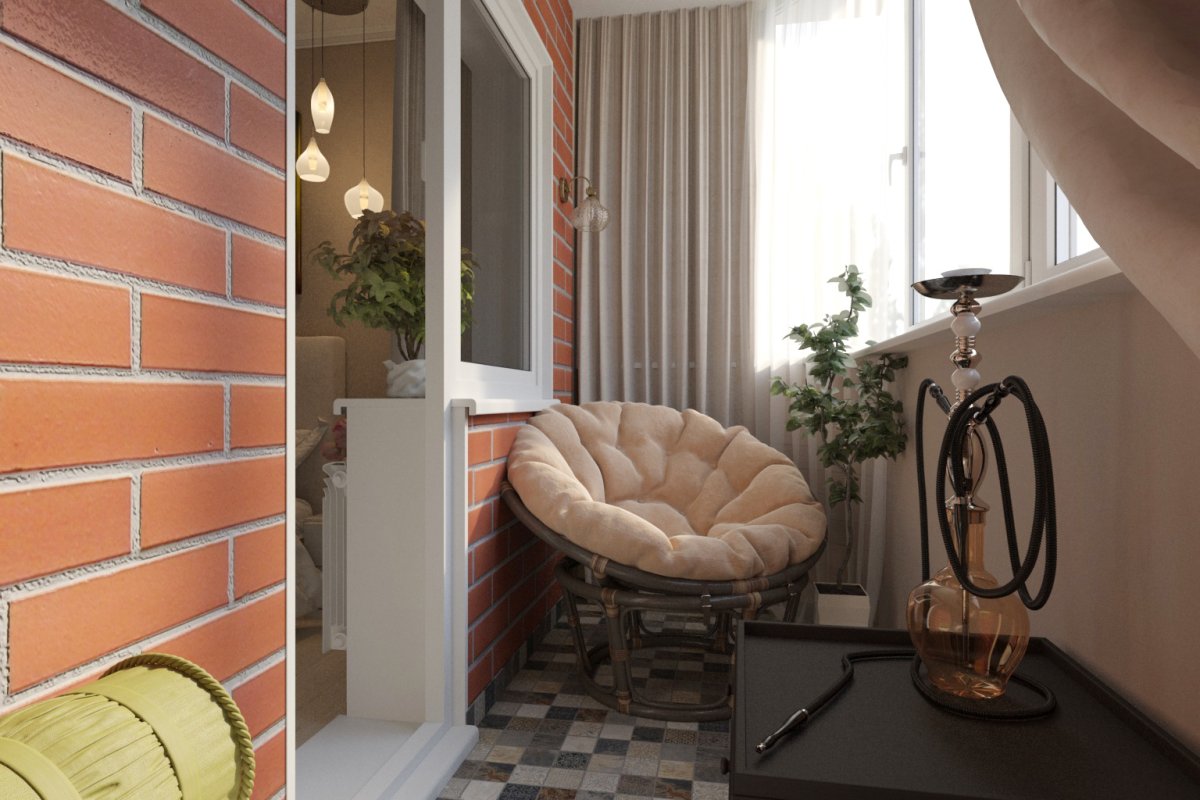 Кальян на лоджии