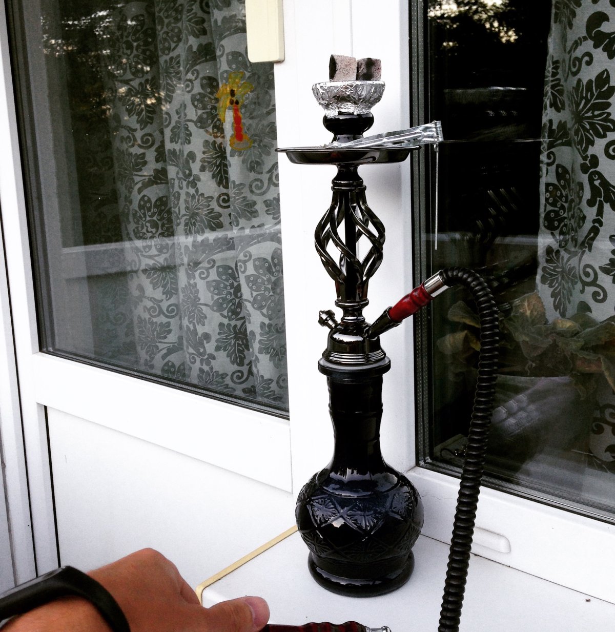 Кальян на балконе