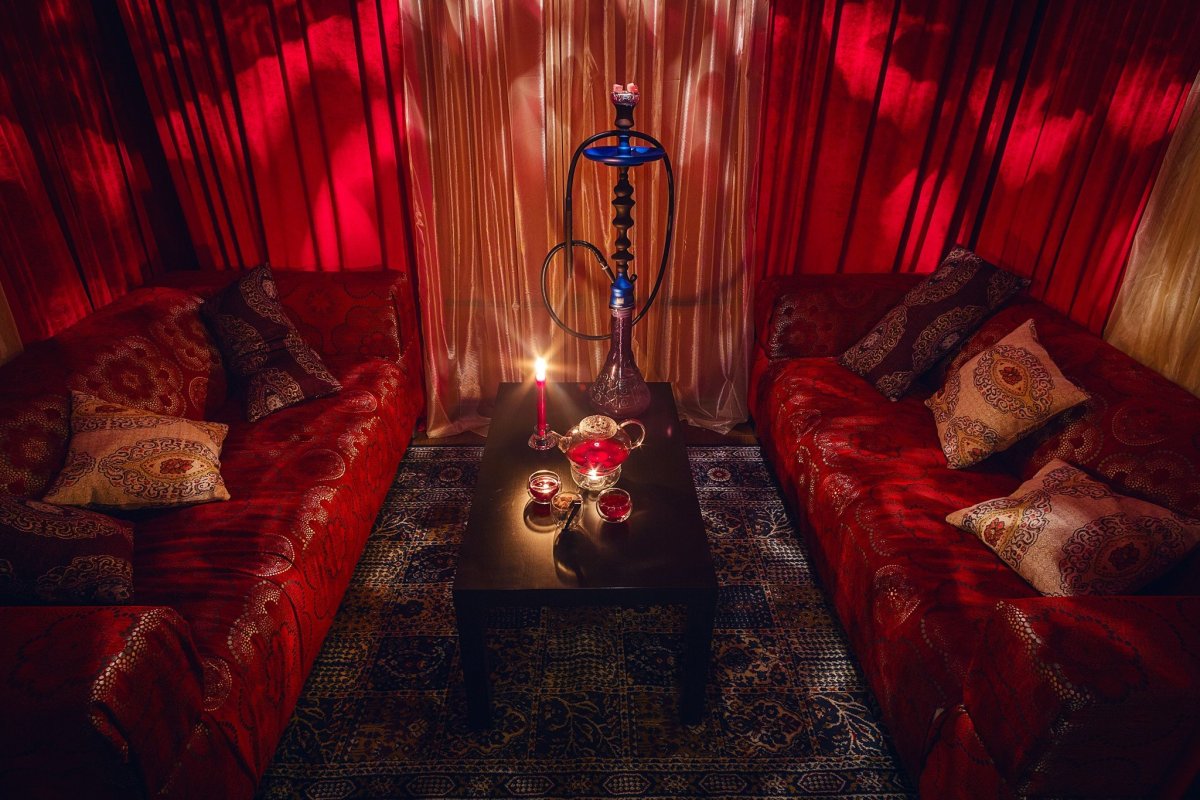 Кальян в интерьере