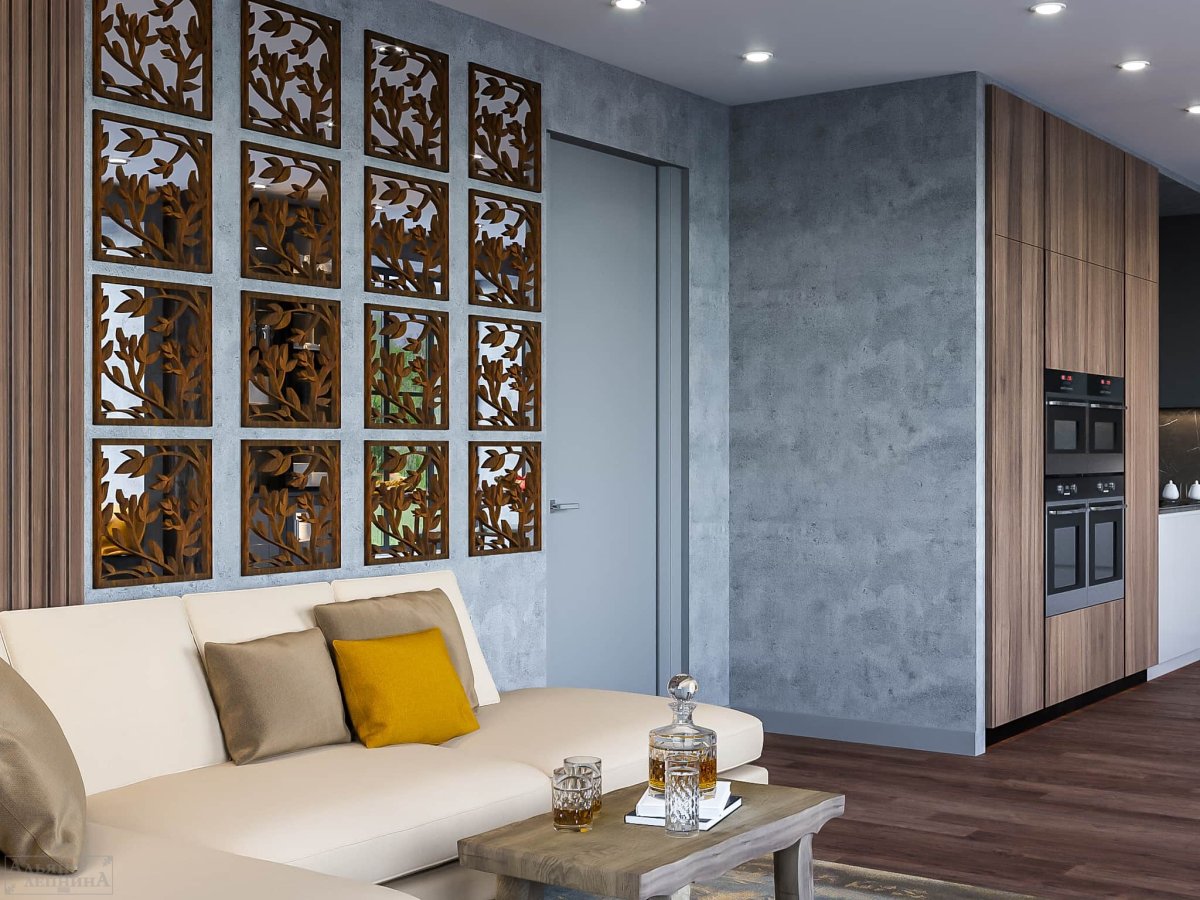 Панель ПВХ 3d век бамбук оливковый 2700x250x9 мм (0,675 кв.м.)