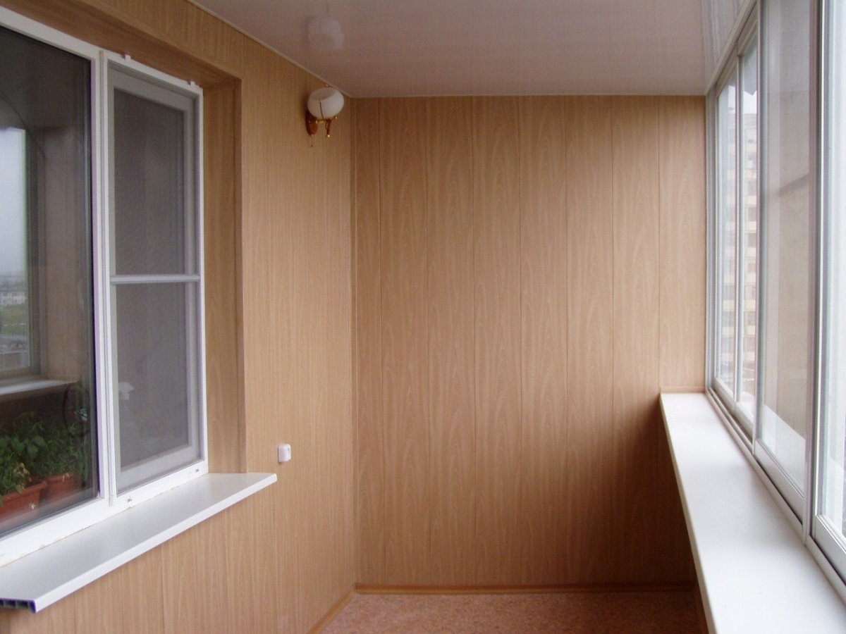 Внутренняя отделка балконов и лоджий