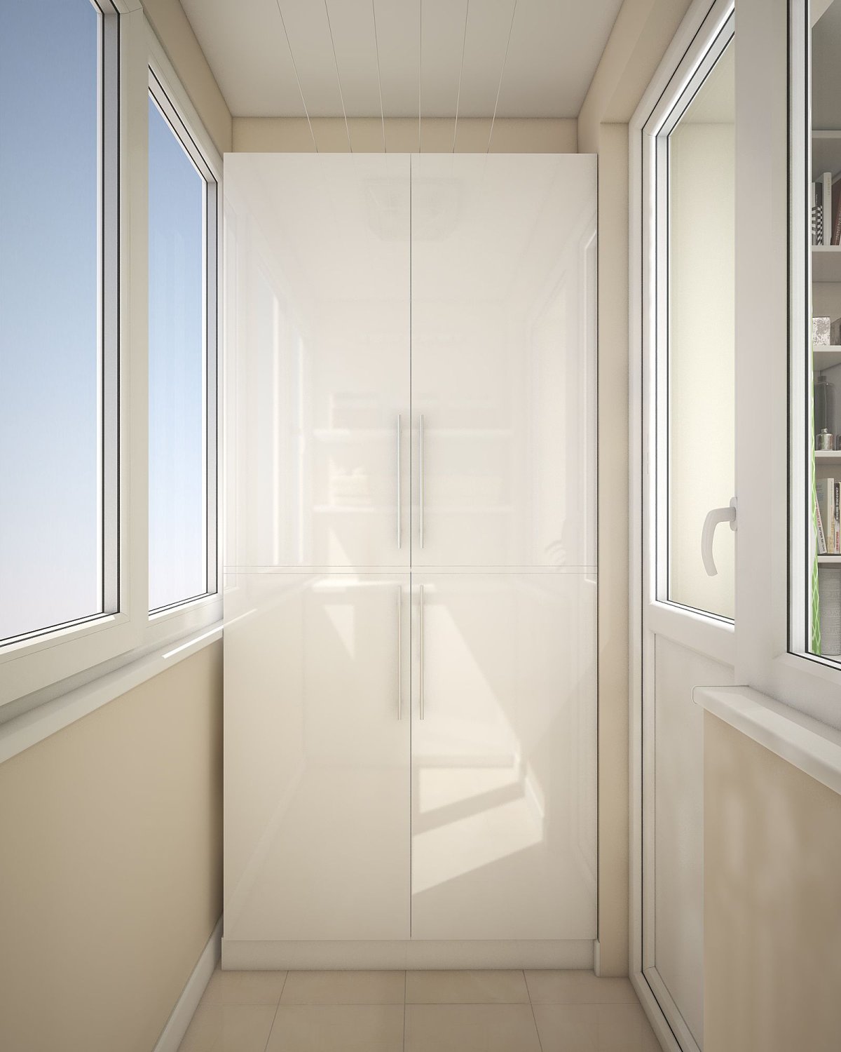 Шкаф на лоджию