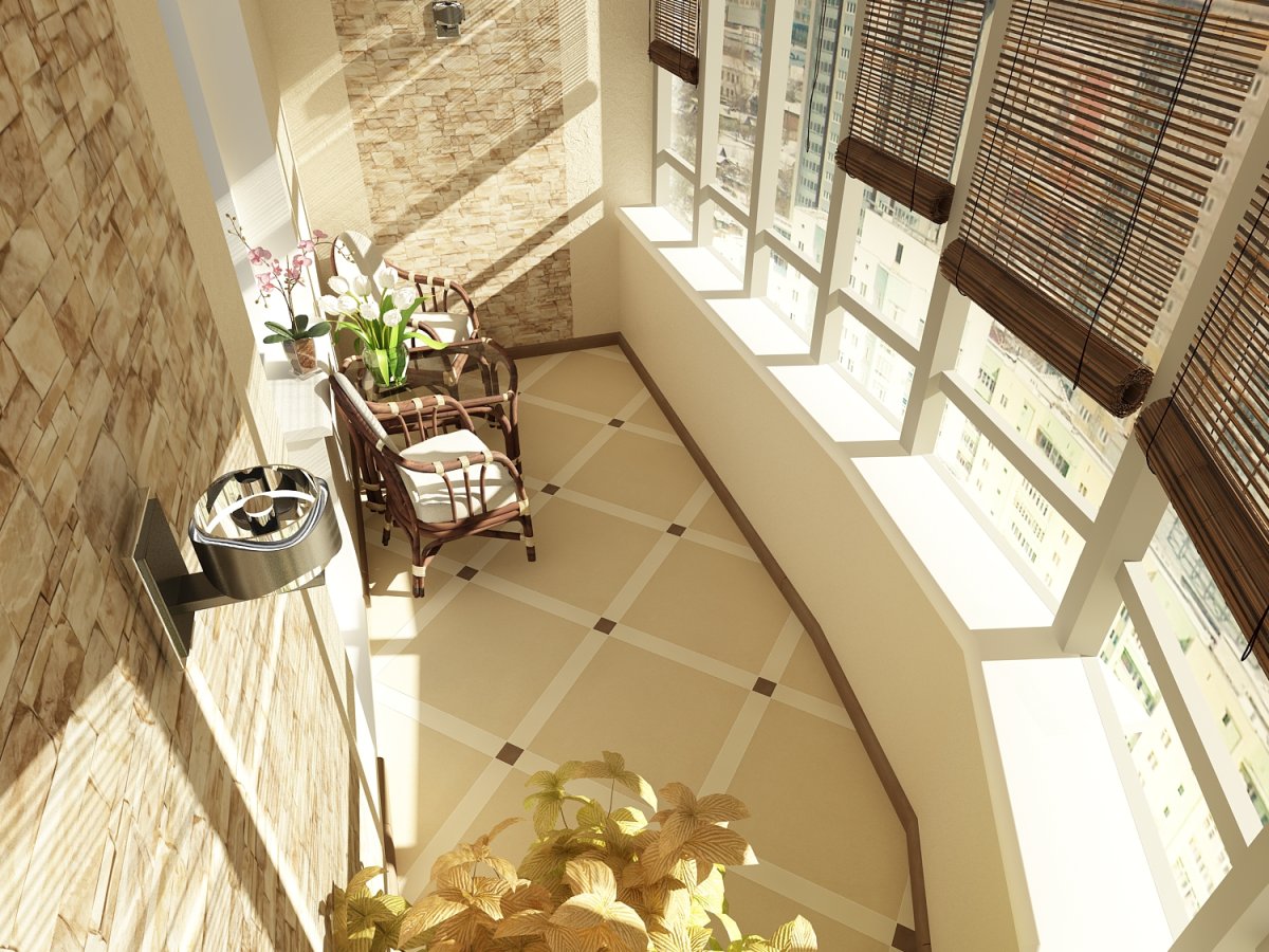 Подвесное кресло на лоджии