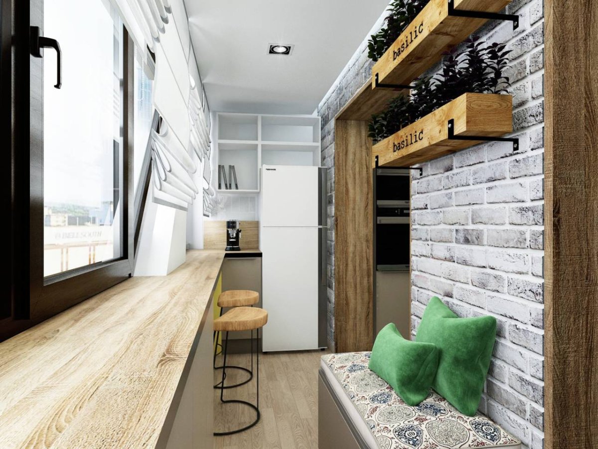 Лофт апартаменты с террасой Loft Studio