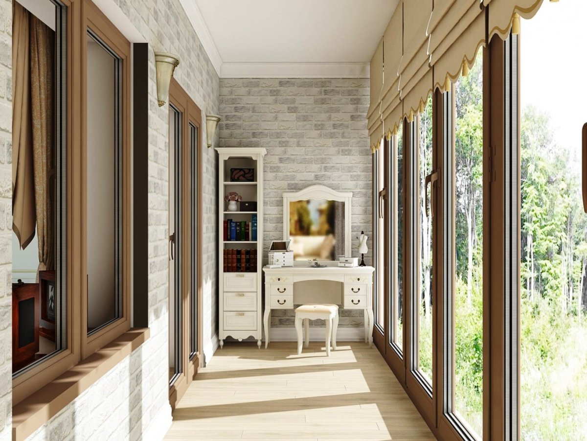 Балкон в стиле Прованс