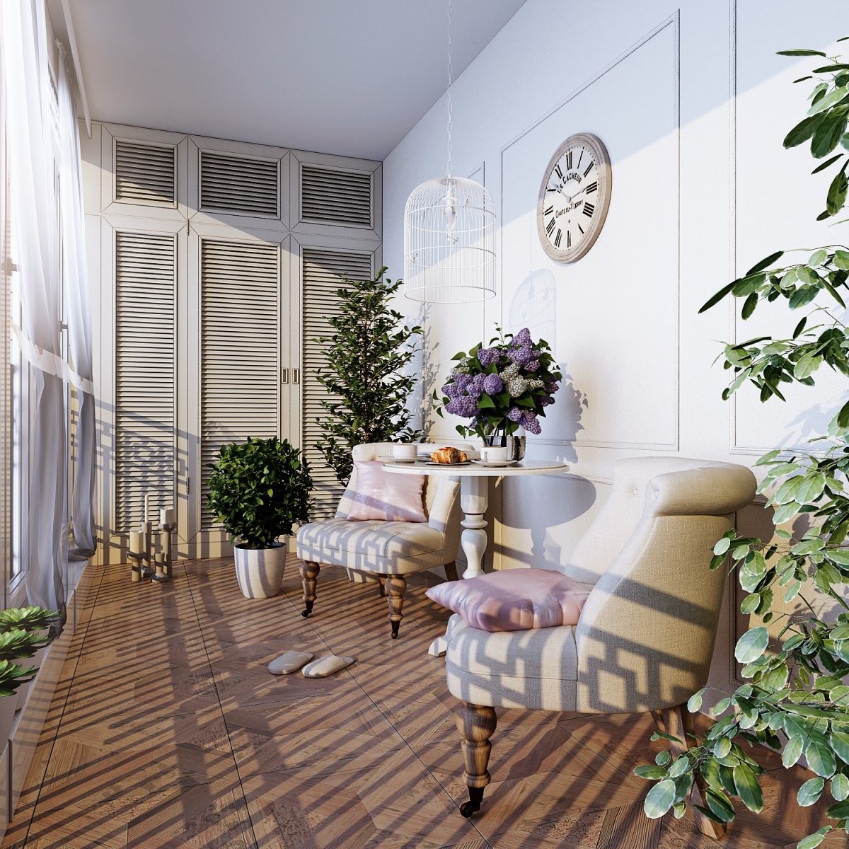 Красивый балкон