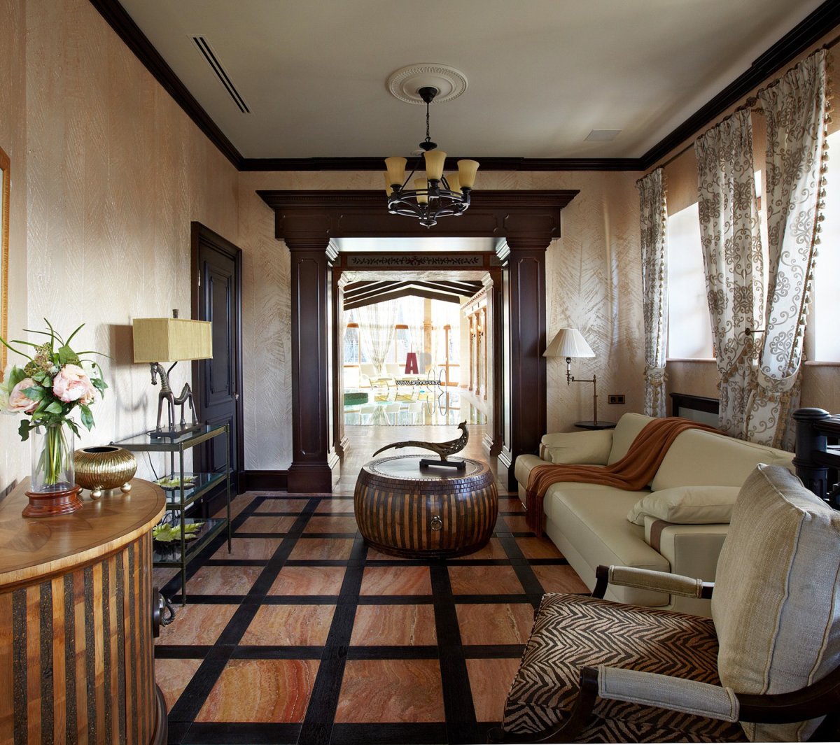 Комната в классическом английском стиле