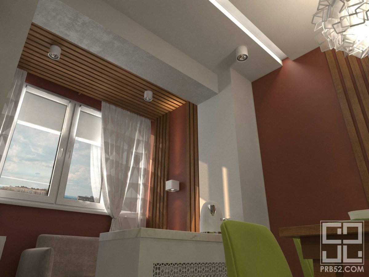 Отделка проема на лоджию