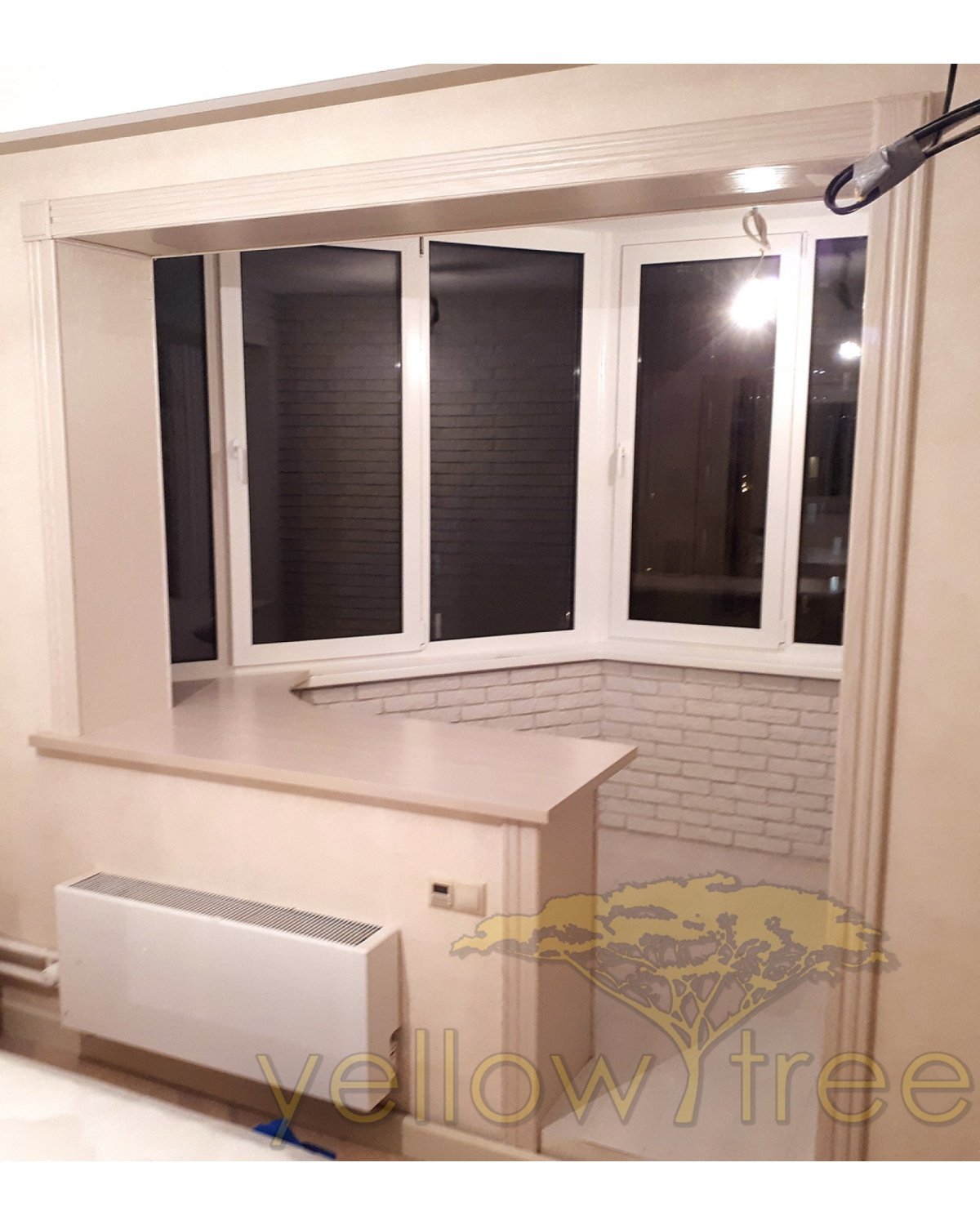 Французское окно на лоджию