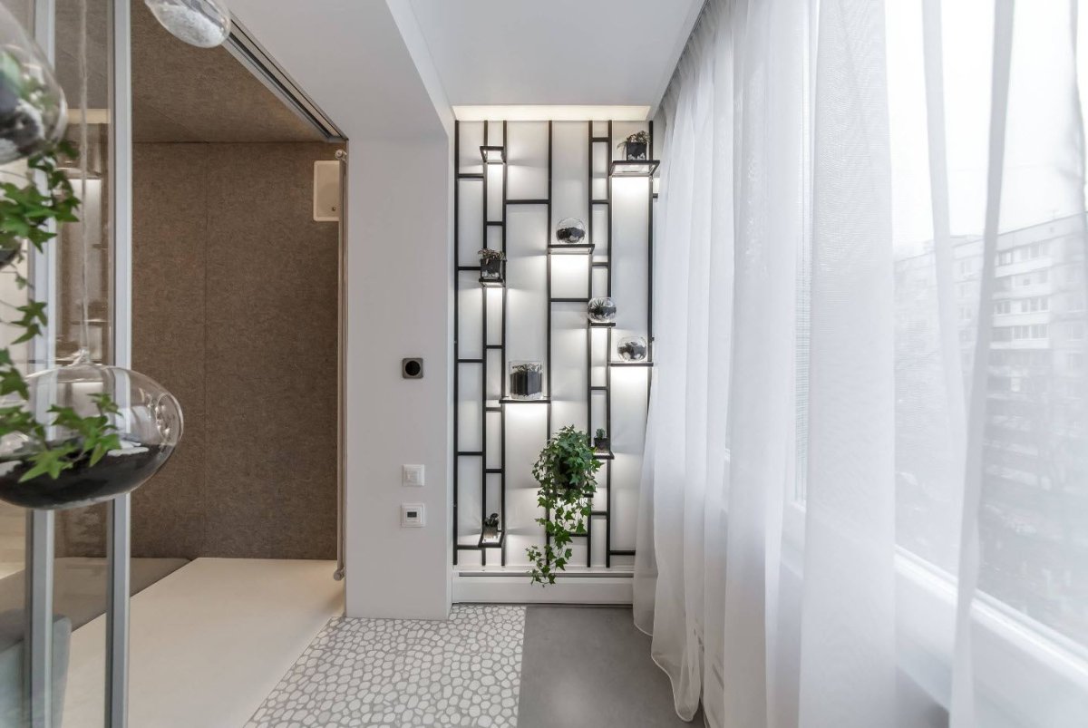 Интерьер балкона