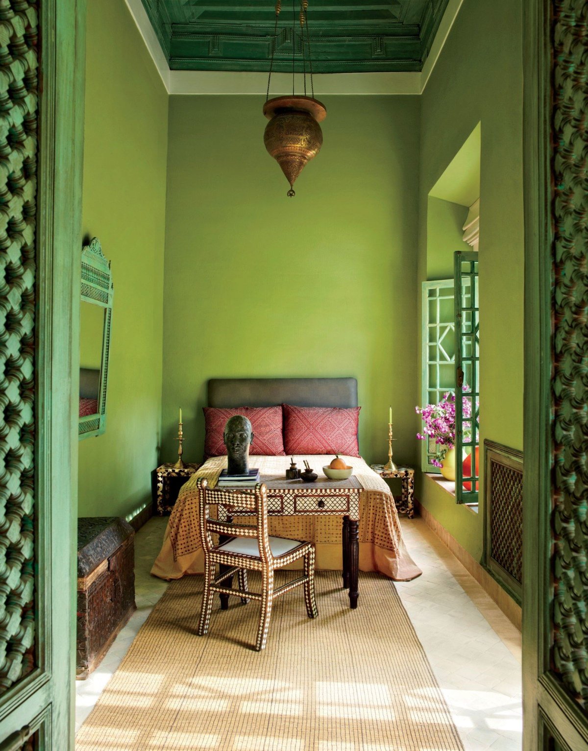 Мятный и оливковый оттенки зеленого