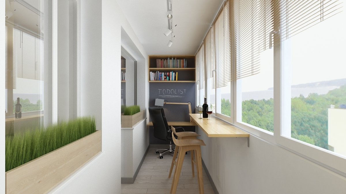 Балкон в стиле Минимализм