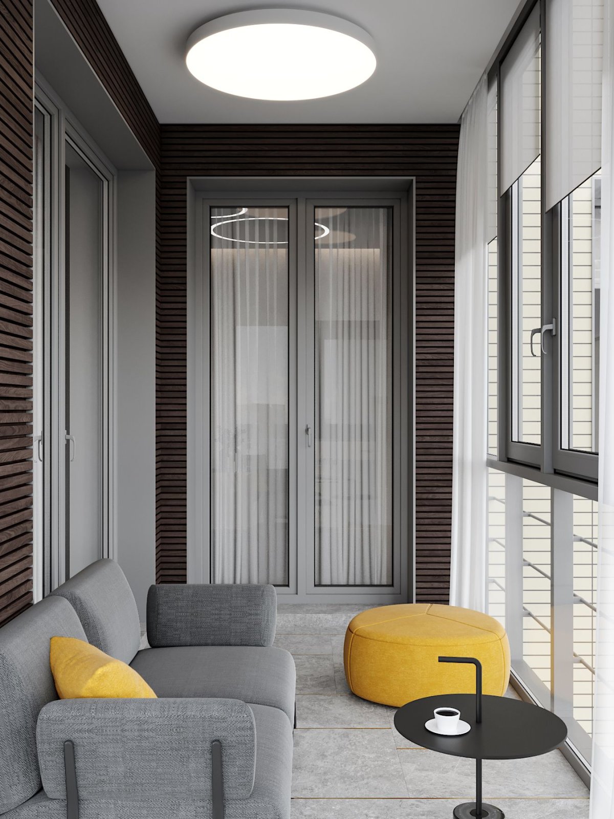 Балкон в стиле Минимализм