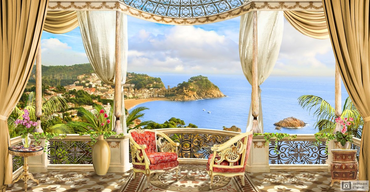 Вид на море с террасы