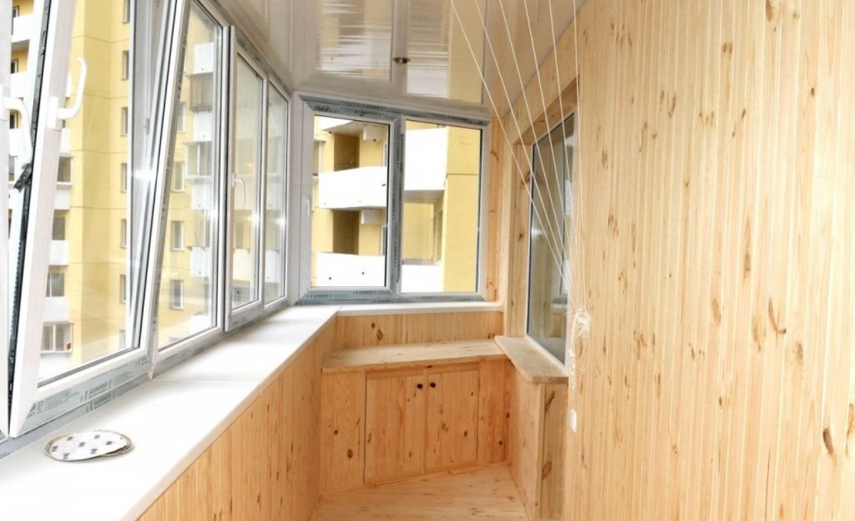 Балкон евровагонка